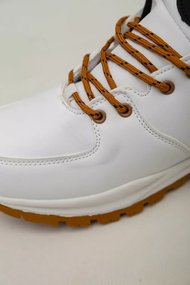 Купить Кроссовки женские зимние на меху  -уценка, цвет бело-желтый, 248RH770-U-93 - Фото №8