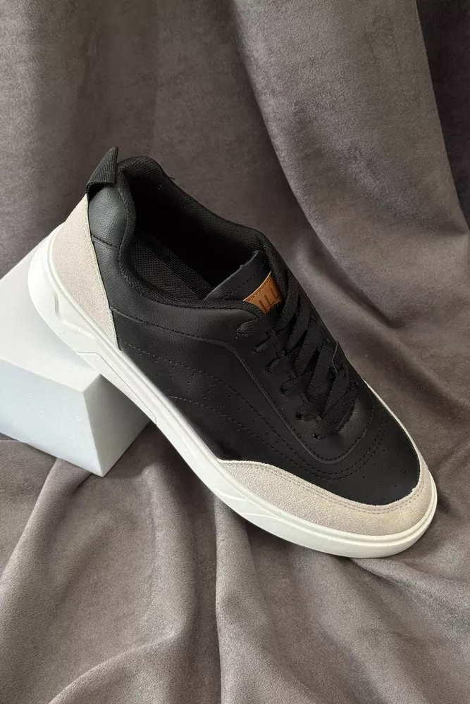 Купить Кеды мужские, цвет черно-серый, 248RR127-9R - Фото №2