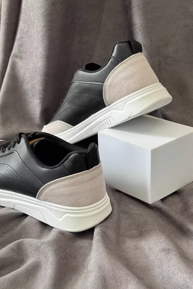 Купить Кеды мужские, цвет черно-серый, 248RR127-9R - Фото №4