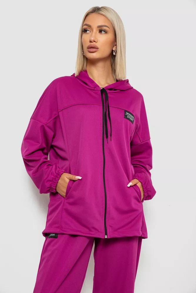 Купити Спортивний костюм жіночий, колір фуксія, 238R114 - Фото №2