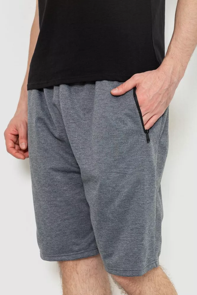 Купити Шорти чоловічі, колір сірий, 244R6593 - Фото №3