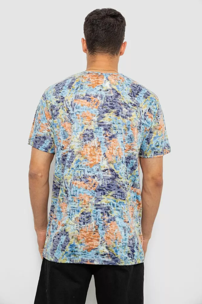 Купить Футболка мужская с принтом, цвет разноцвет , 244R5539 - Фото №4