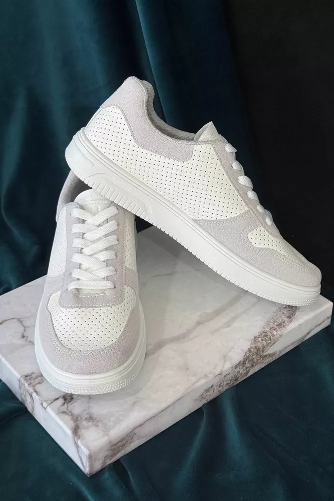 Купити Кеди чоловічі, колір біло-сірий, 248RR199-7R - Фото №2