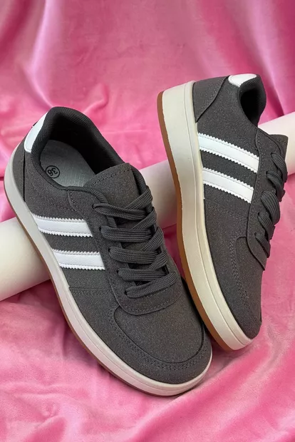 Кросівки жіночі, колір темно-сірий, 248RJH600