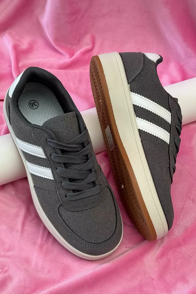 Купити Кросівки жіночі, колір темно-сірий, 248RJH600 оптом - Фото №3