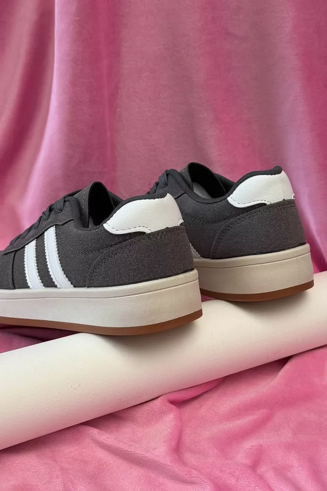 Купити Кросівки жіночі, колір темно-сірий, 248RJH600 оптом - Фото №4