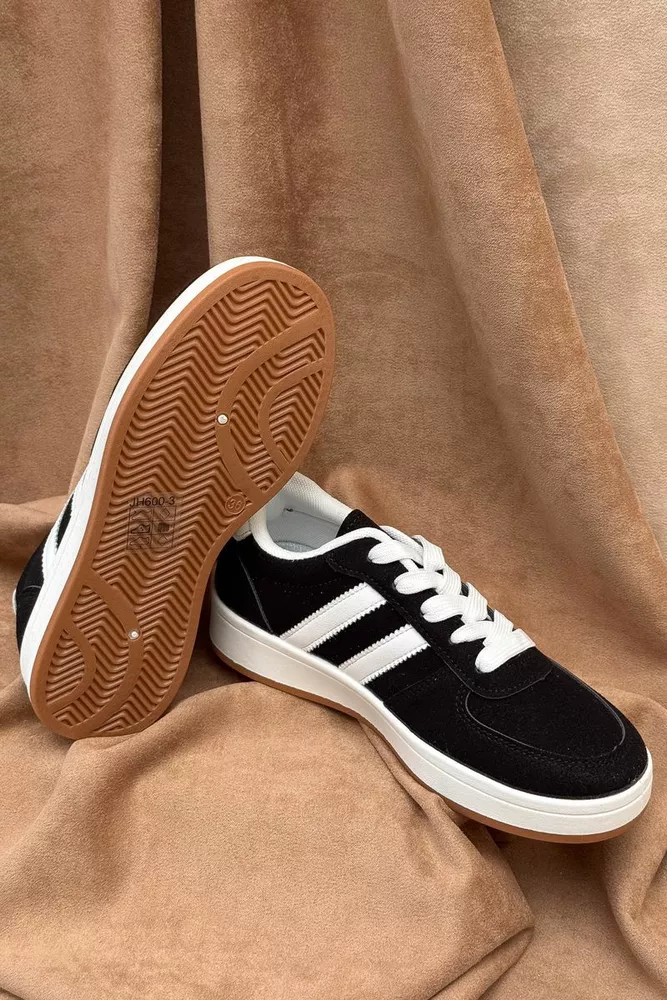 Купити Кросівки жіночі, колір чорно-білий, 248RJH600 оптом - Фото №5