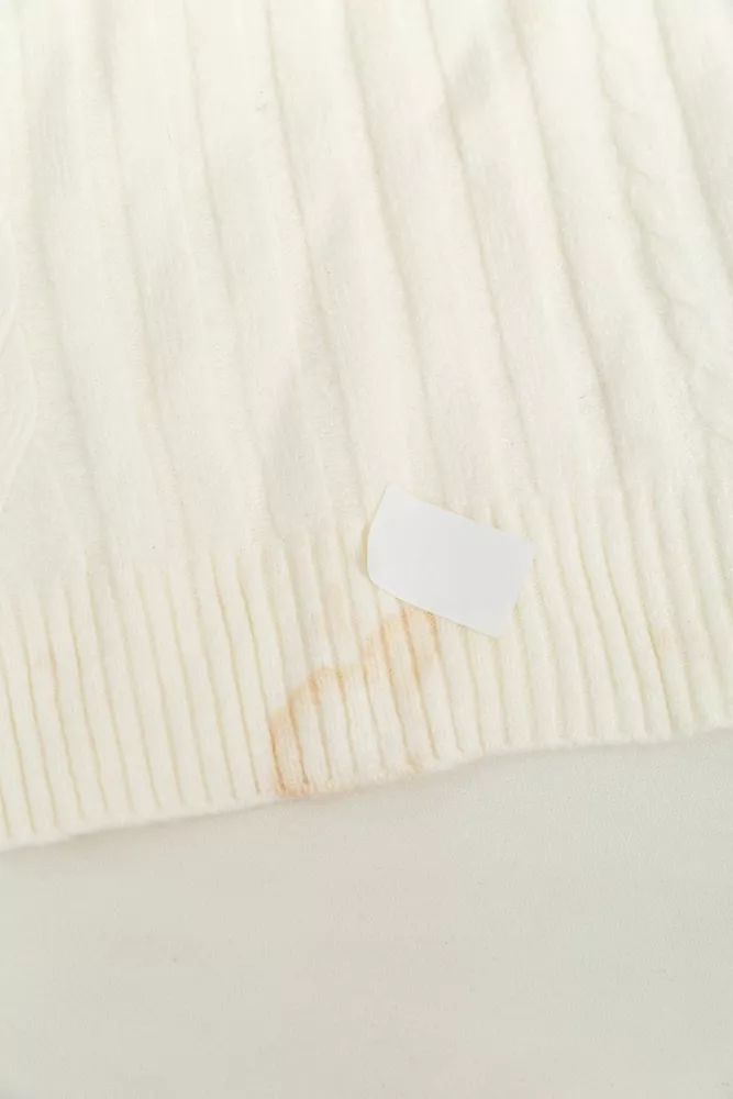 Купить Свитер женский  -уценка, цвет молочный, 221R20PCS8-U - Фото №2