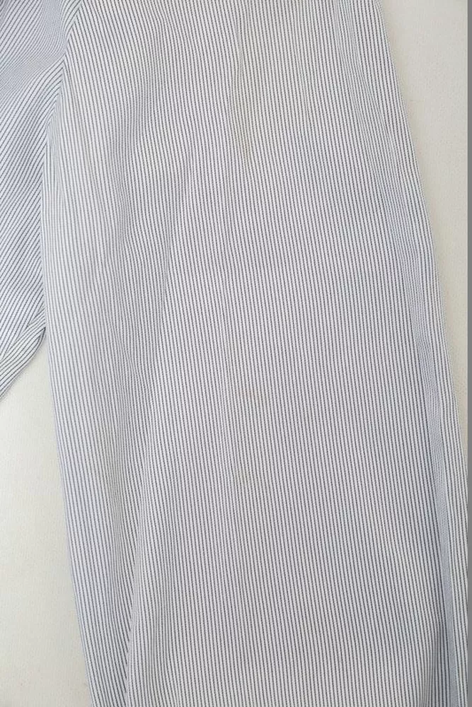 Купить Рубашка классическая в полоску  -уценка, цвет светло-серый, 230R644-U-108 оптом - Фото №7