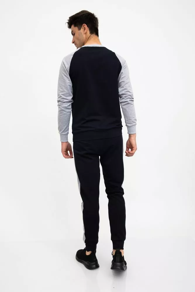 Купити Спорт костюм чоловічий, колір чорний, 102R039 оптом - Фото №3