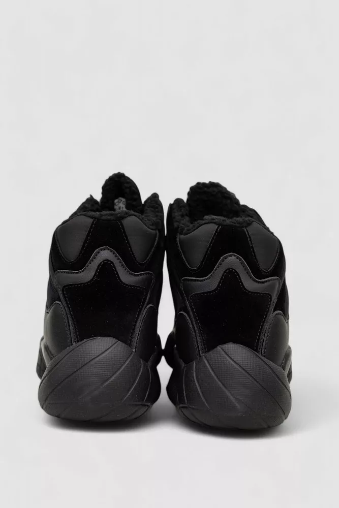 Купить Кроссовки мужские зимние на меху  -уценка, цвет черный, 248RCX707-U - Фото №4