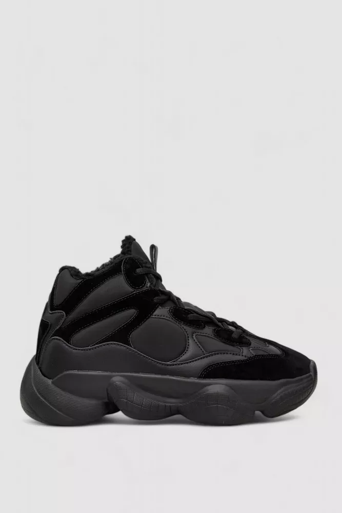 Купить Кроссовки мужские зимние на меху  -уценка, цвет черный, 248RCX707-U - Фото №1