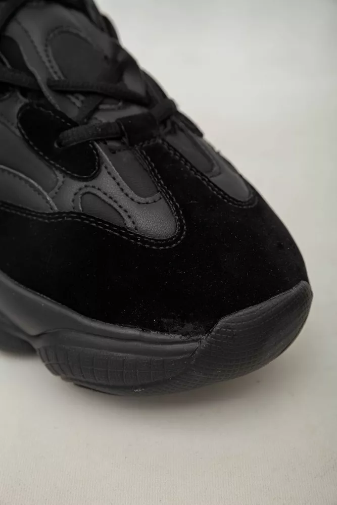 Купить Кроссовки мужские зимние на меху  -уценка, цвет черный, 248RCX707-U - Фото №9