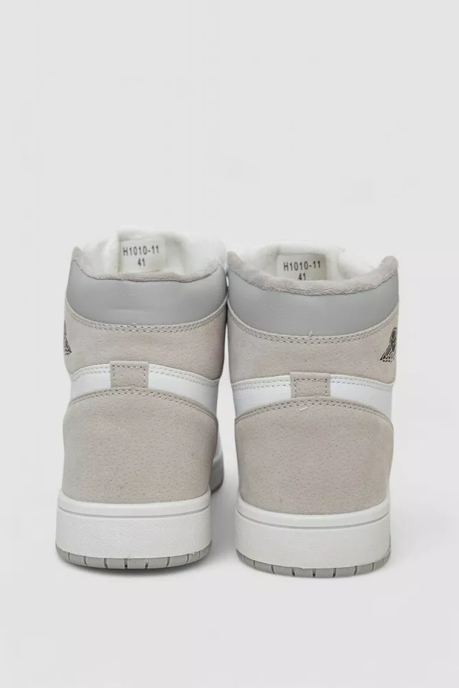 Купить Кроссовки мужские зимние на меху  -уценка, цвет бело-серый, 248RH1010-U-6 - Фото №4