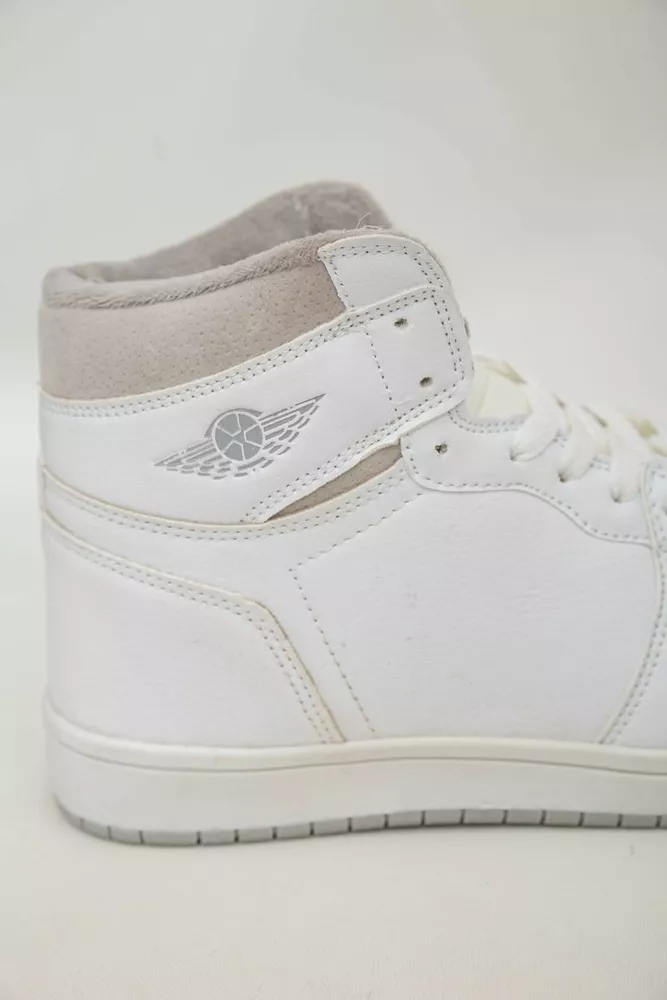 Купить Кроссовки мужские зимние на меху  -уценка, цвет бело-серый, 248RH1010-12-U - Фото №7