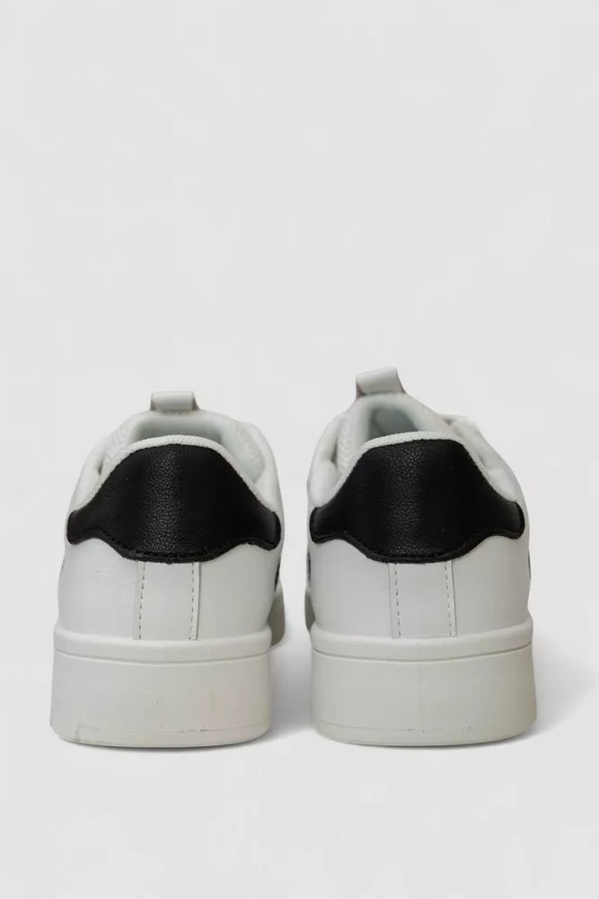 Купить Кроссовки женские кожа  -уценка, цвет бело-черный, 248RJH900-9-U - Фото №4