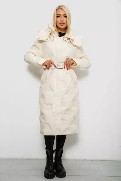 Куртка женская зимняя  -уценка, цвет молочный, 244R5609-U-1