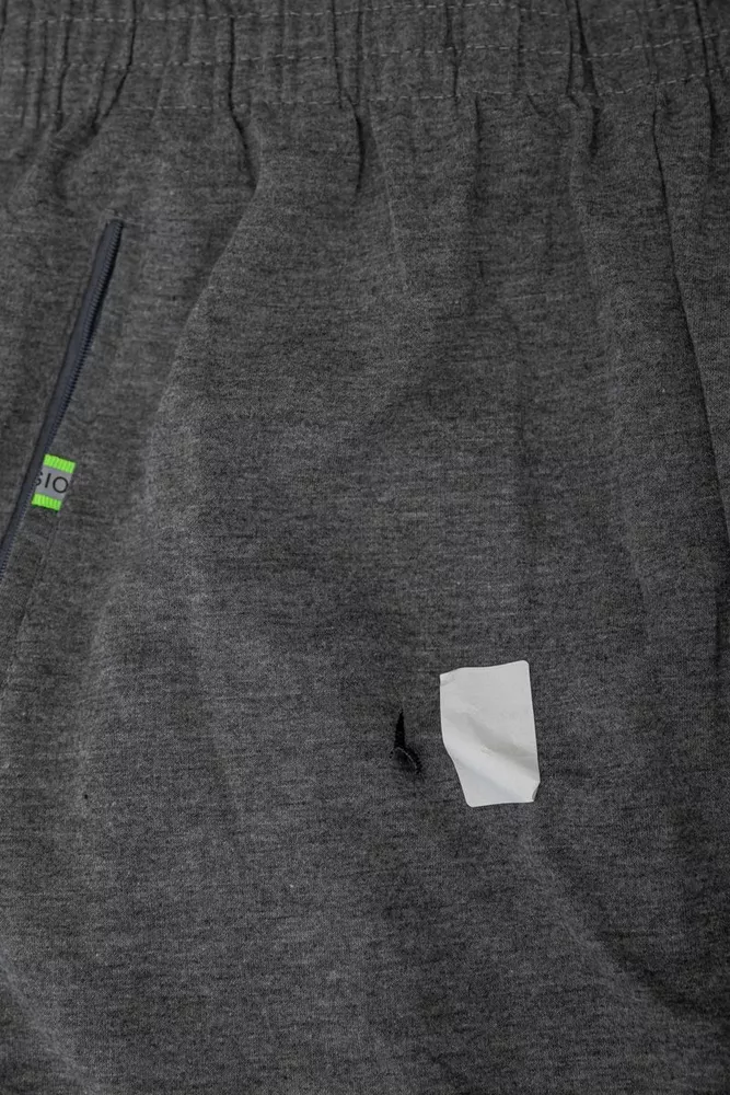Купить Спорт штаны мужские двухнитка  -уценка, цвет серый, 244R41298-U - Фото №6