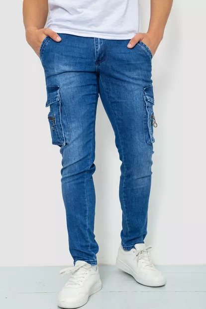 Джинсы мужские  -уценка, цвет синий, 129R8318-U-10