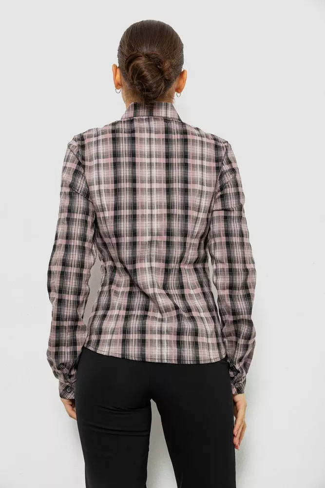 Купити Сорочка жіноча повсякденна, колір темно-пудровий, 230R064 - Фото №4