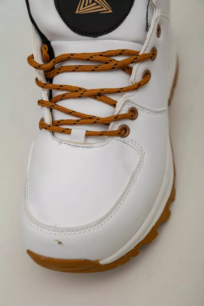 Купить Кроссовки женские зимние на меху  -уценка, цвет бело-желтый, 248RH770-U-102 - Фото №9