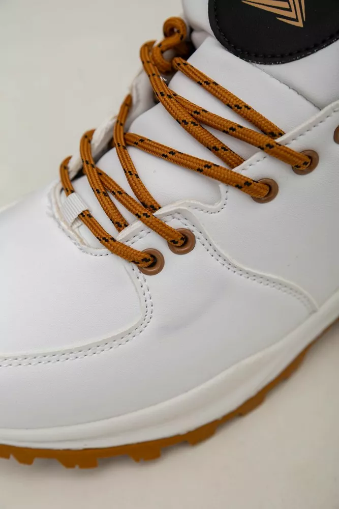 Купить Кроссовки женские зимние на меху  -уценка, цвет бело-желтый, 248RH770-U-105 - Фото №7