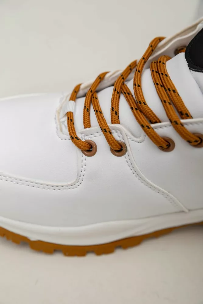 Купить Кроссовки женские зимние на меху  -уценка, цвет бело-желтый, 248RH770-U-105 - Фото №9