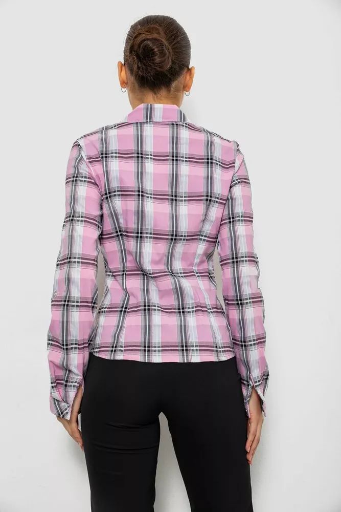 Купити Сорочка жіноча повсякденна, колір рожевий, 230R064 - Фото №4