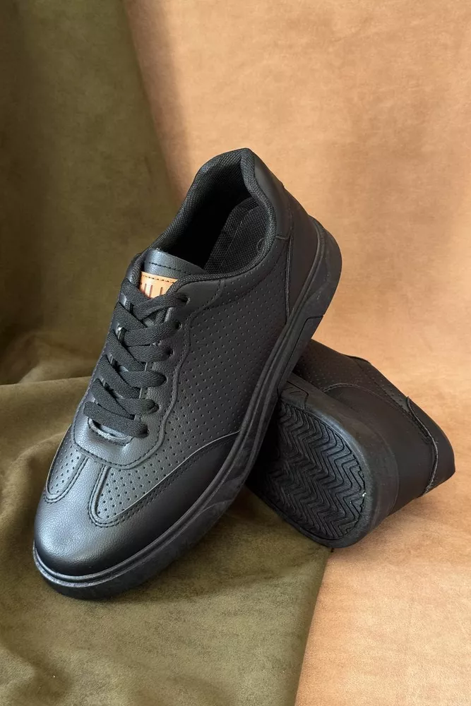 Купить Кеды мужские, цвет черный, 248RR123 - Фото №1