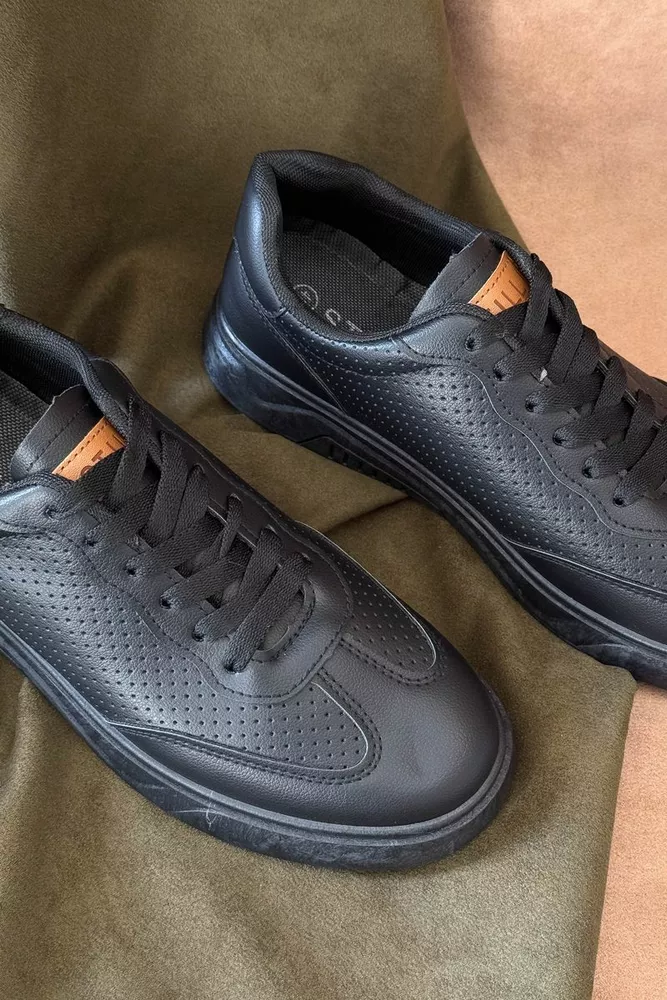 Купить Кеды мужские, цвет черный, 248RR123 - Фото №2