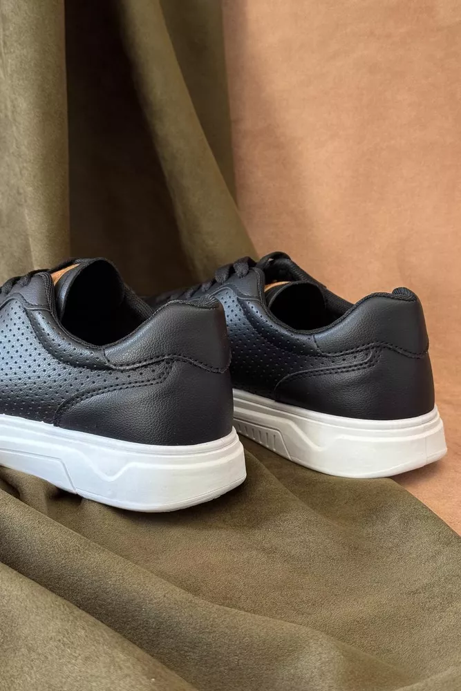 Купить Кеды мужские, цвет черно-белый, 248RR123 - Фото №4