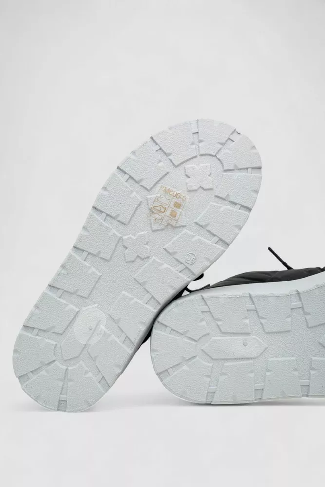 Купити Дутики жіночі зимові на хутрі, колір чорно-сірий, 248RFM600-6 - Фото №5