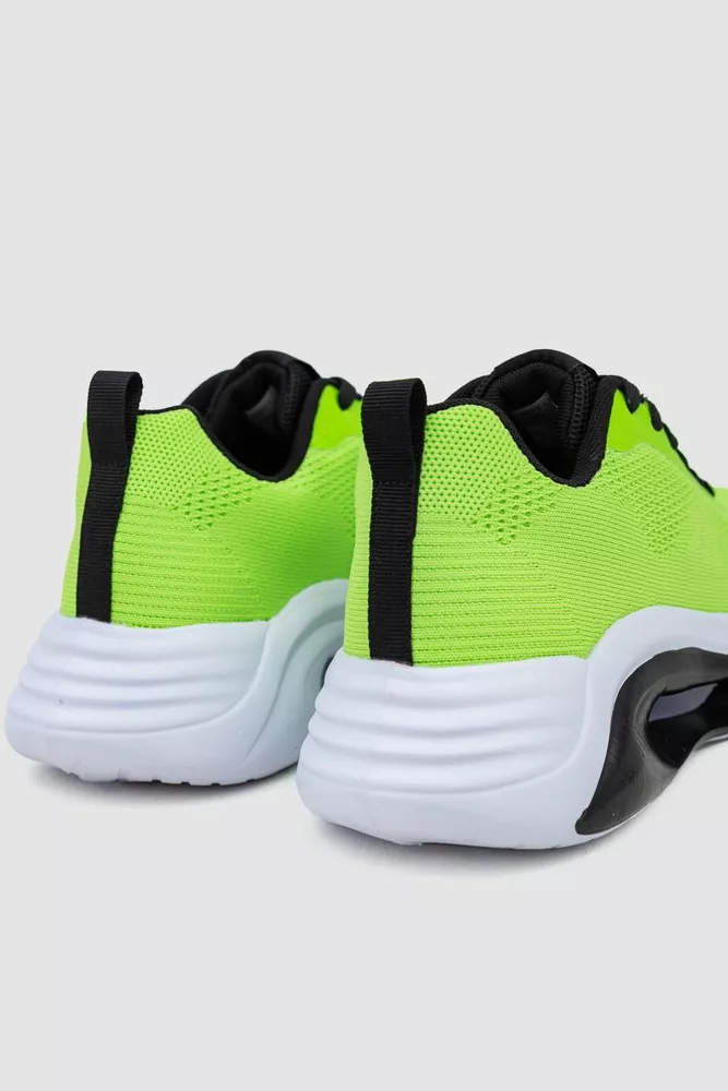 Купити Кросівки чоловічі текстиль  -уцінка, колір салатовий, 243R1071-U - Фото №4