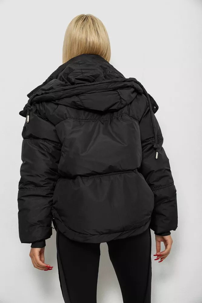 Купить Куртка женская зимняя короткая  -уценка, цвет черный, 244R983-U-2 - Фото №5