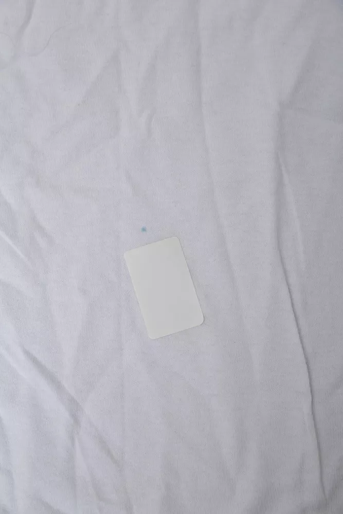 Купити Футболка жіноча однотонна  -уцінка, колір білий, 241R1800-U-11 - Фото №6