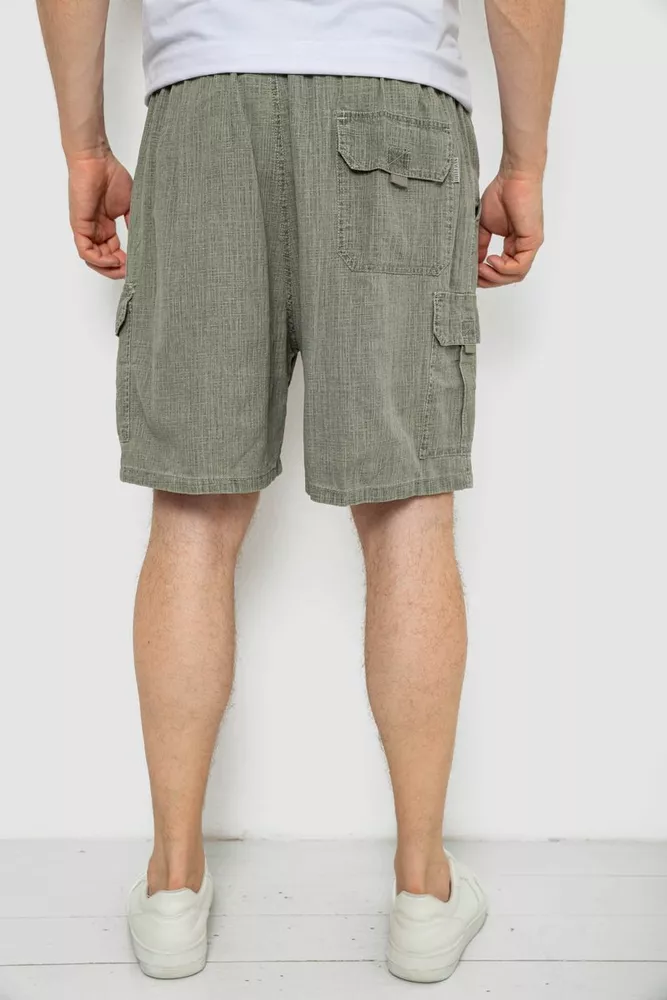 Купити Шорти чоловічі, колір оливковий, 244RB8 оптом - Фото №4