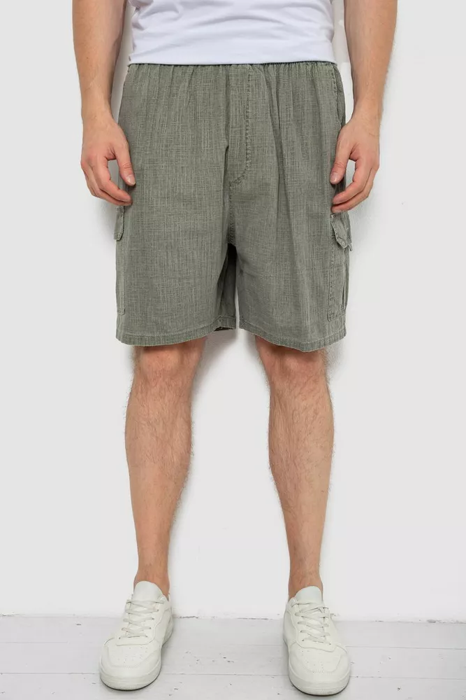Купити Шорти чоловічі, колір оливковий, 244RB8 оптом - Фото №1