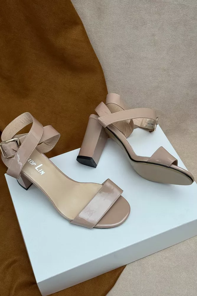 Купить Босоножки женские, цвет бежевый, 243RGL286 - Фото №2