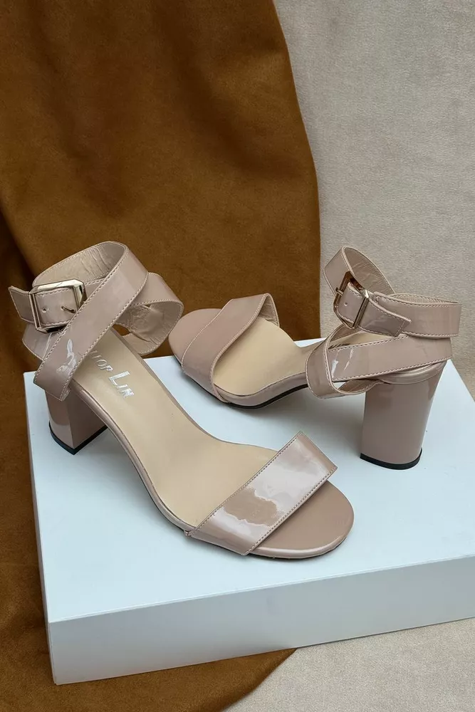 Купить Босоножки женские, цвет бежевый, 243RGL286 - Фото №3