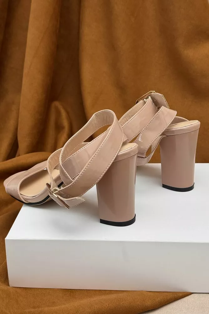 Купить Босоножки женские, цвет бежевый, 243RGL286 - Фото №5