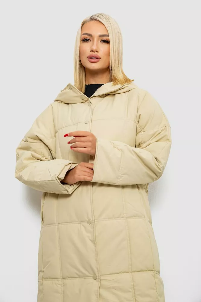 Купить Куртка женская зимняя  -уценка, цвет бежевый, 244R8832-U-1 оптом - Фото №2