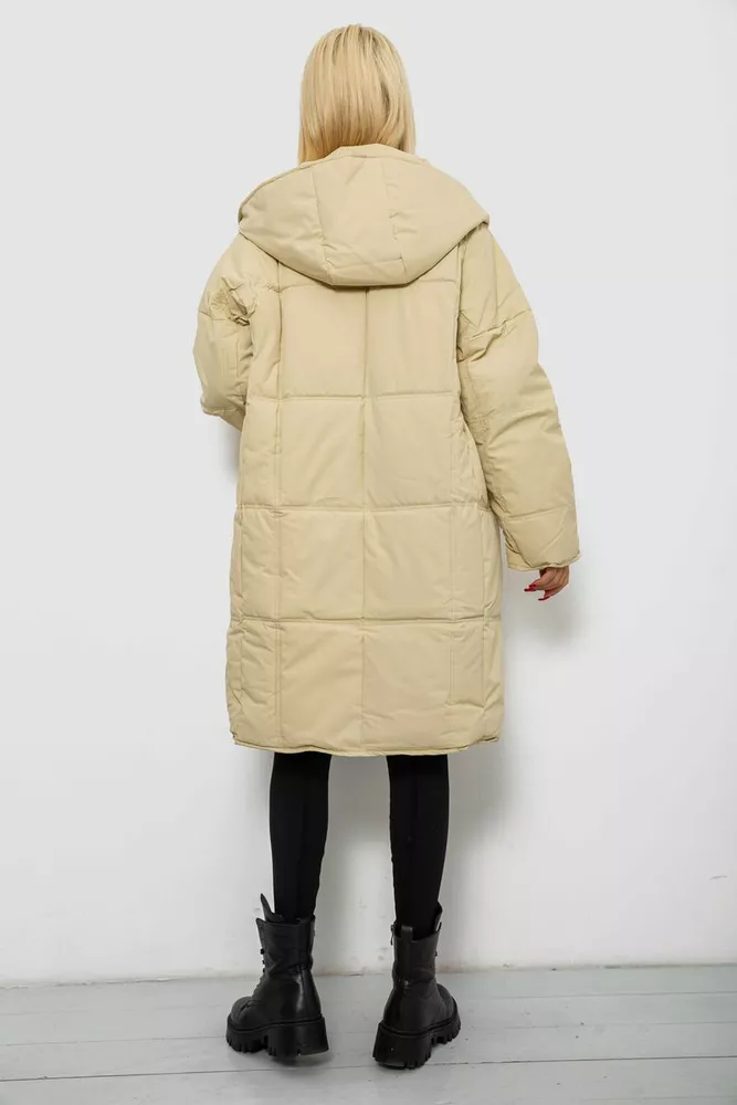 Купить Куртка женская зимняя  -уценка, цвет бежевый, 244R8832-U-1 оптом - Фото №5