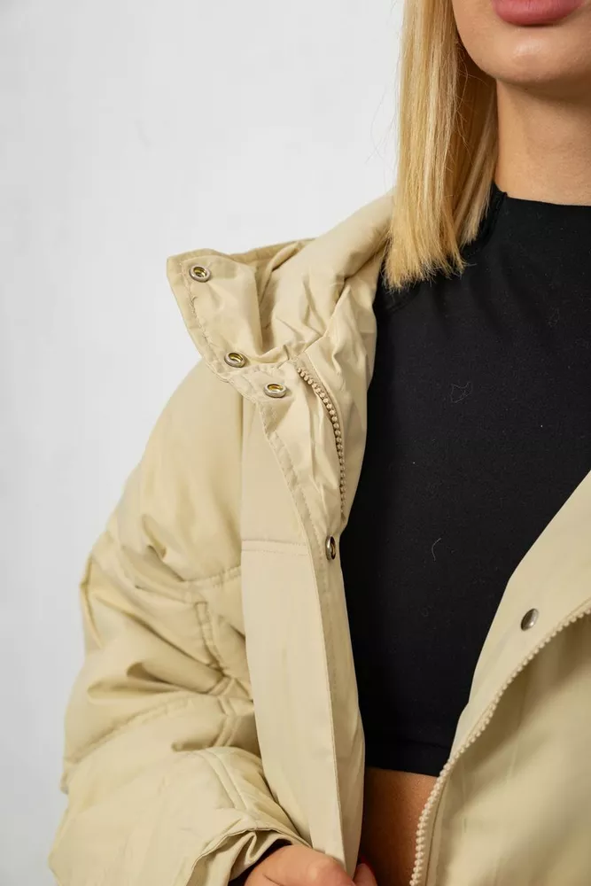 Купить Куртка женская зимняя  -уценка, цвет бежевый, 244R8832-U-1 оптом - Фото №6