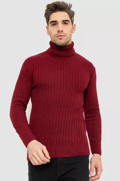 Гольф чоловічий  -уцінка, колір бордовий, 238R57115-U-3