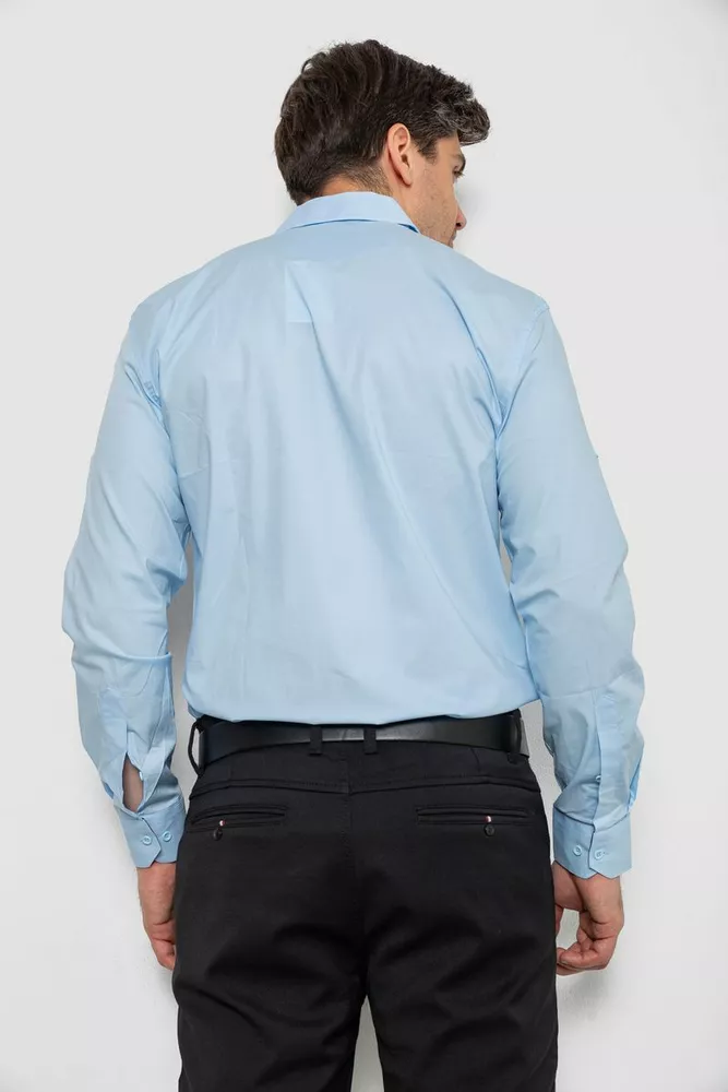 Купити Сорочка чоловіча  -уцінка, колір блакитний, 214R7008-U-2 - Фото №4