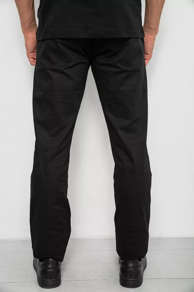 Купити Штани чоловічі класичні, колір чорний, 243RY353 - Фото №4