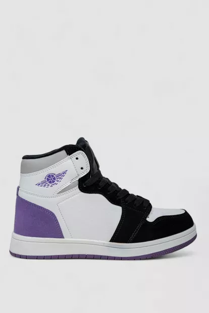 Кросівки жіночі зимові на хутрі  -уцінка, колір біло-бузковий, 248RH1030-U-2