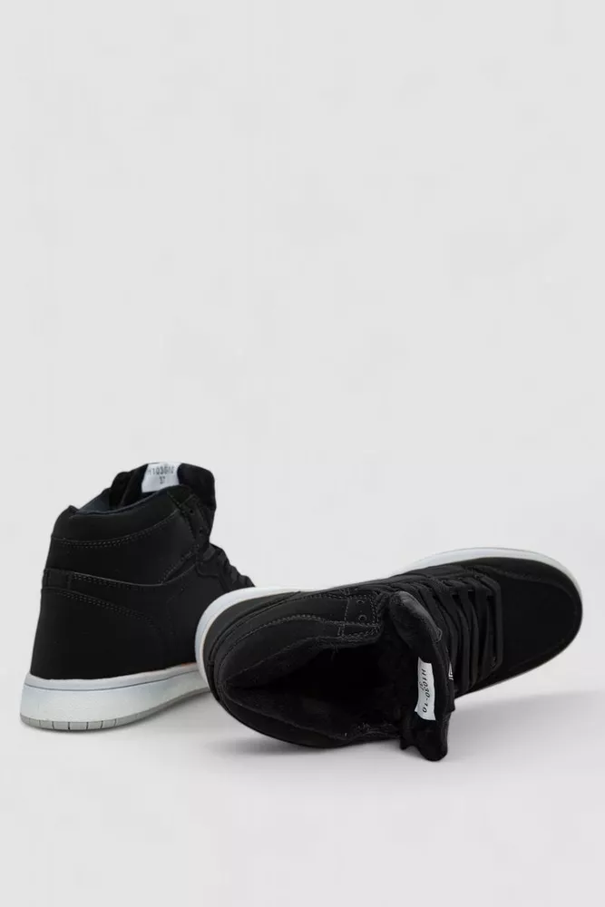 Купити Кросівки жіночі зимові на хутрі  -уцінка, колір чорний, 248RH1030-U-4 - Фото №5