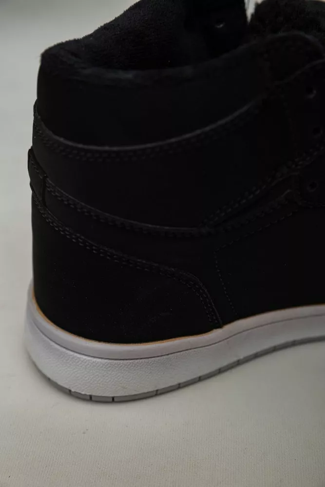 Купити Кросівки жіночі зимові на хутрі  -уцінка, колір чорний, 248RH1030-U-4 - Фото №8