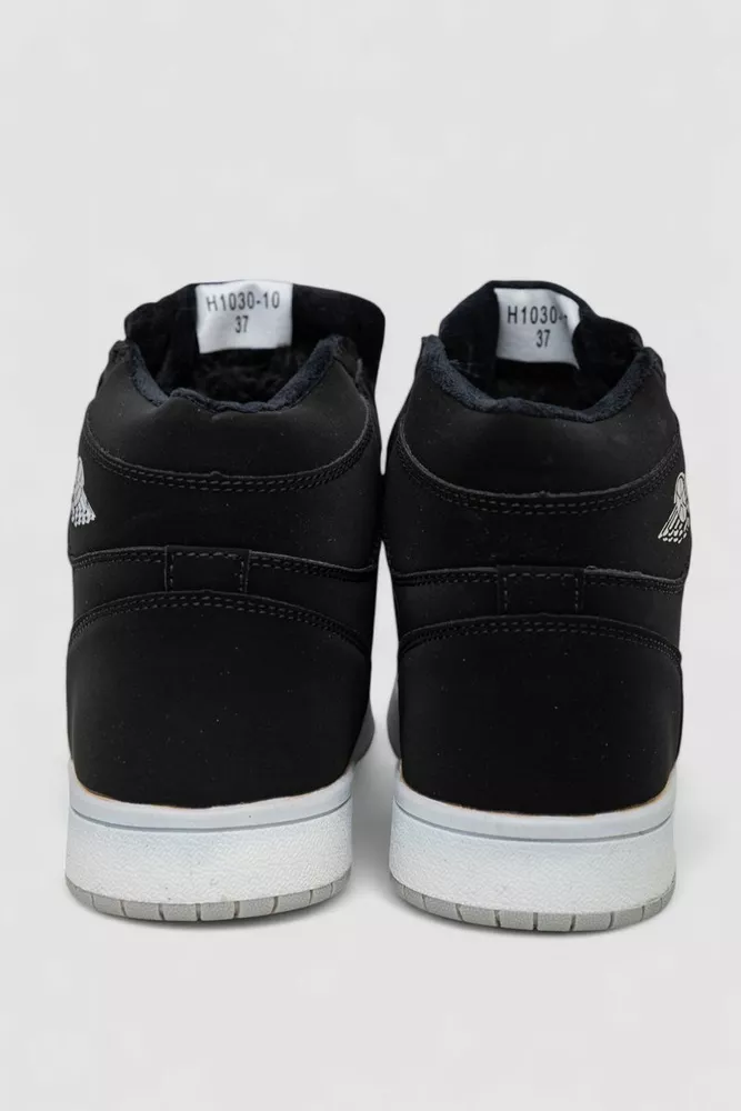 Купить Кроссовки женские зимние на меху  -уценка, цвет черный, 248RH1030-U-5 - Фото №4